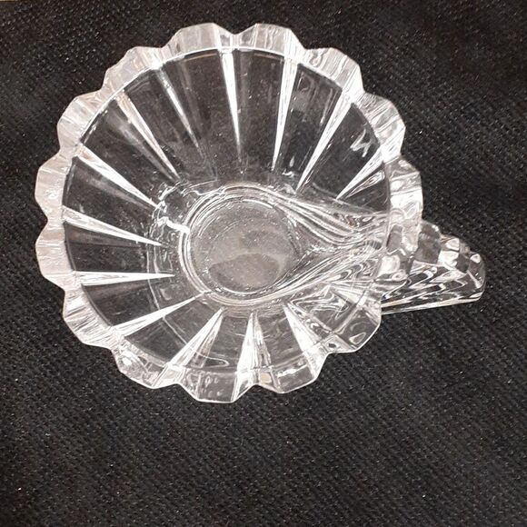 Vintage Rosenthal Studio-Linie 24% Lead Crystal Candy Nut Dish Art Deco Fan. - Picture 5 of 7